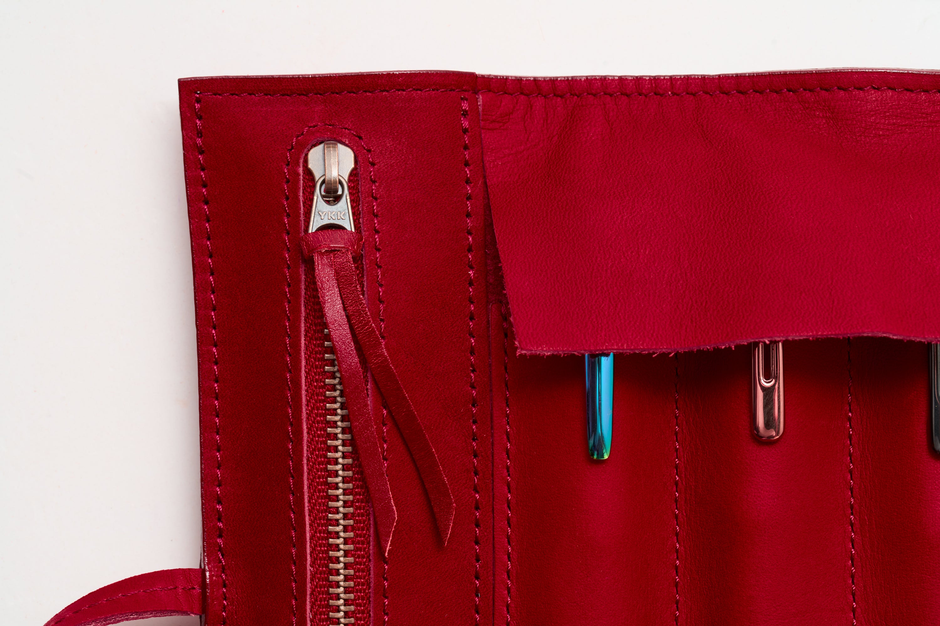 TWSBI Leather Roll Case Burgundy