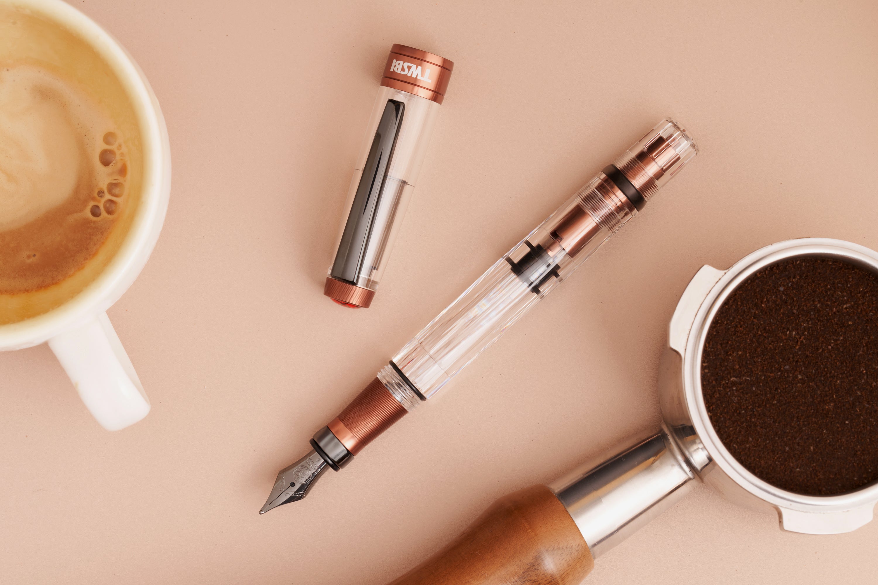 TWSBI Diamond 580ALR Affogato w/Onyx Fountain Pen