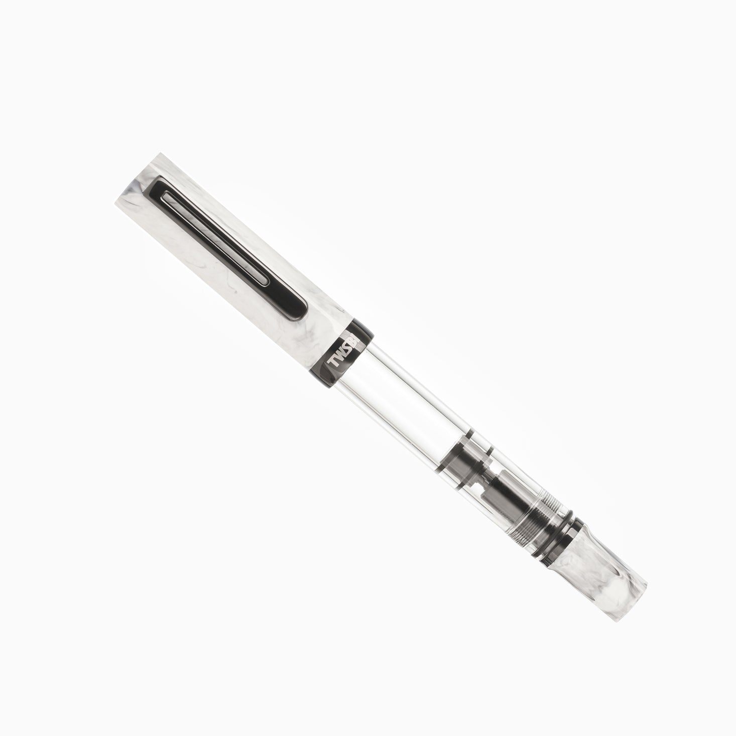 TWSBI ECO Carrara w/Onyx Fountain Pen