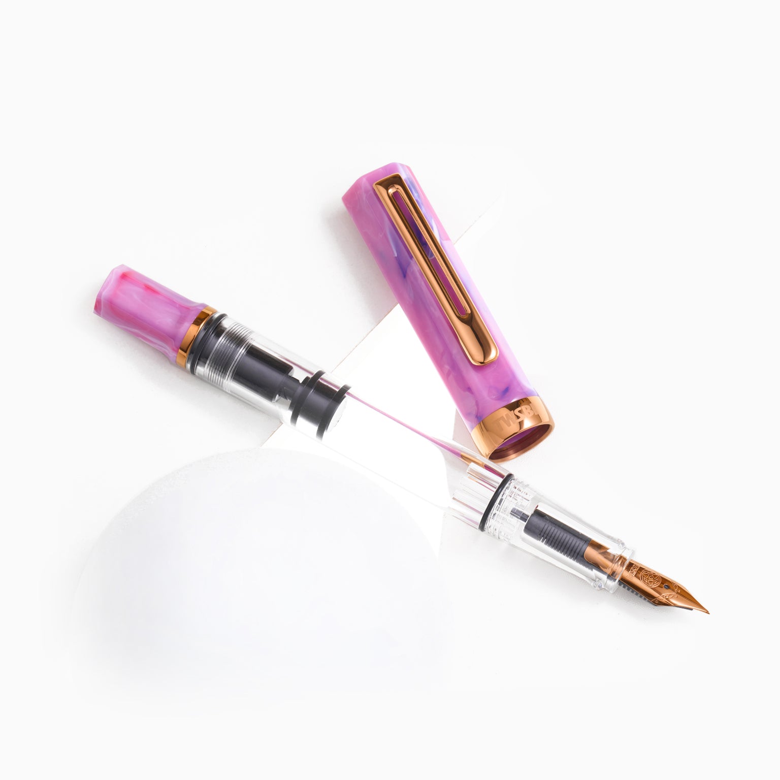 TWSBI ECO Fluorite Purple w/Bronze Fountain Pen