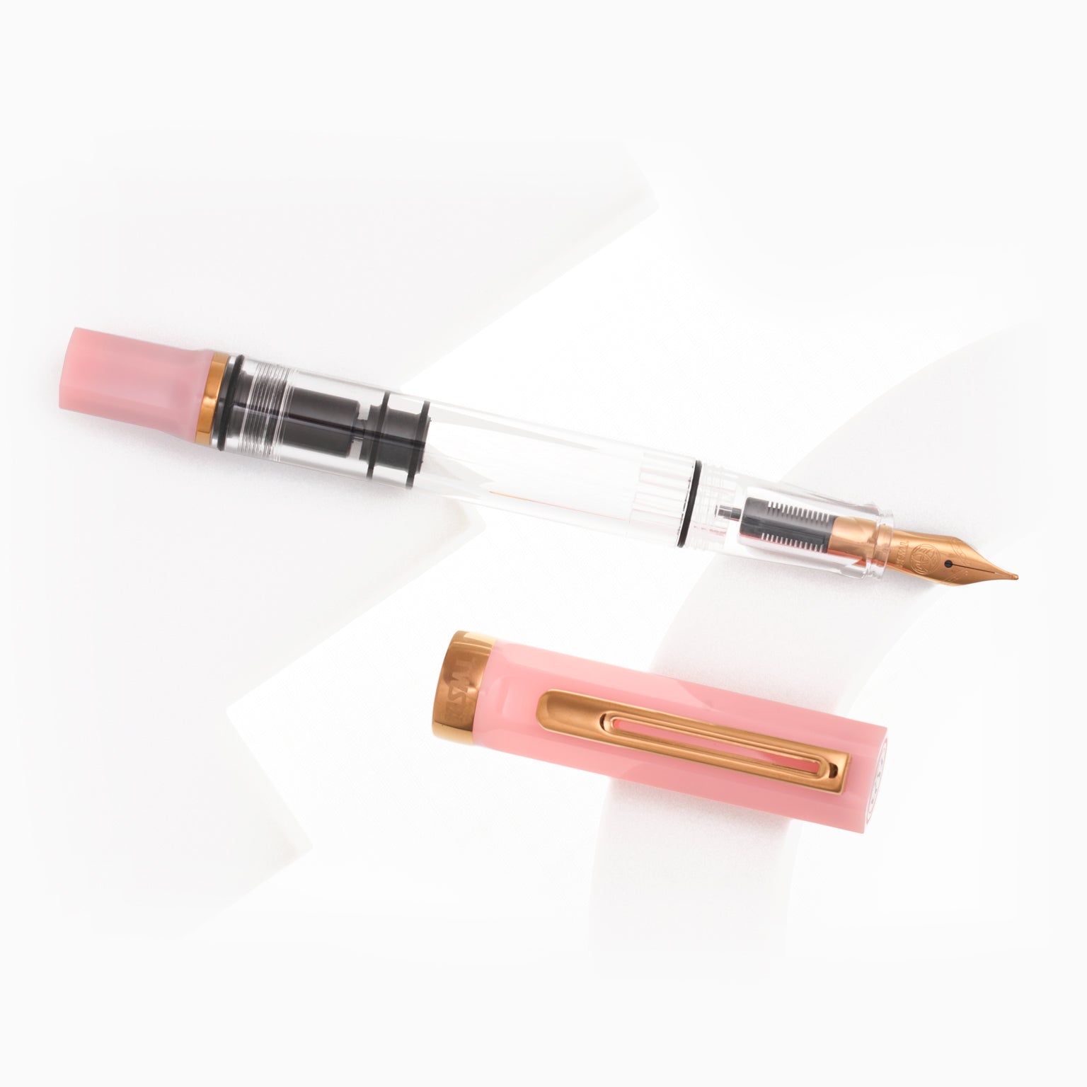 TWSBI ECO Pink Lemonade w/ Bronze Fountain Pen