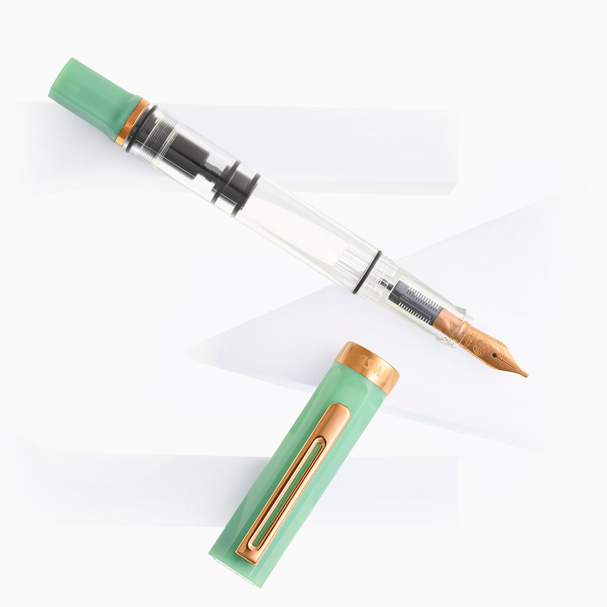 TWSBI ECO Jade Jelly w/ Bronze Fountain Pen
