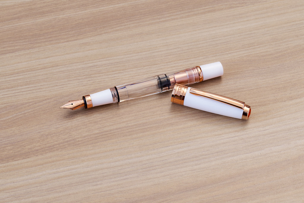 TWSBI Diamond Fountain Pen in Smoke Rose Gold II - Goldspot Pens