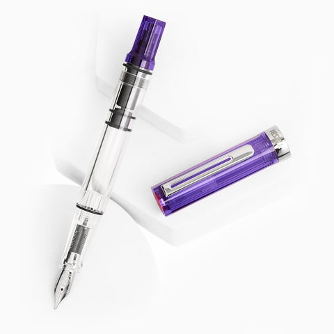 TWSBI Eco Transparent Fountain Pen – Blue – The Pen Outpost