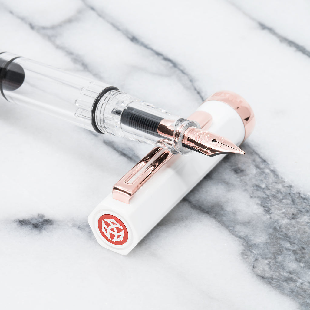 TWSBI Eco Rose Gold White Fountain Pen  Penworld » More than 10.000 pens  in stock, fast delivery